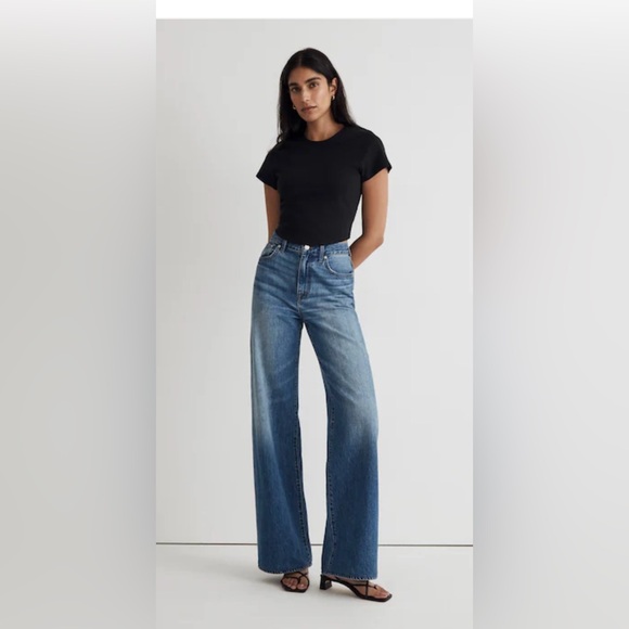 Madewell Superwide-Leg Jeans NWT 27